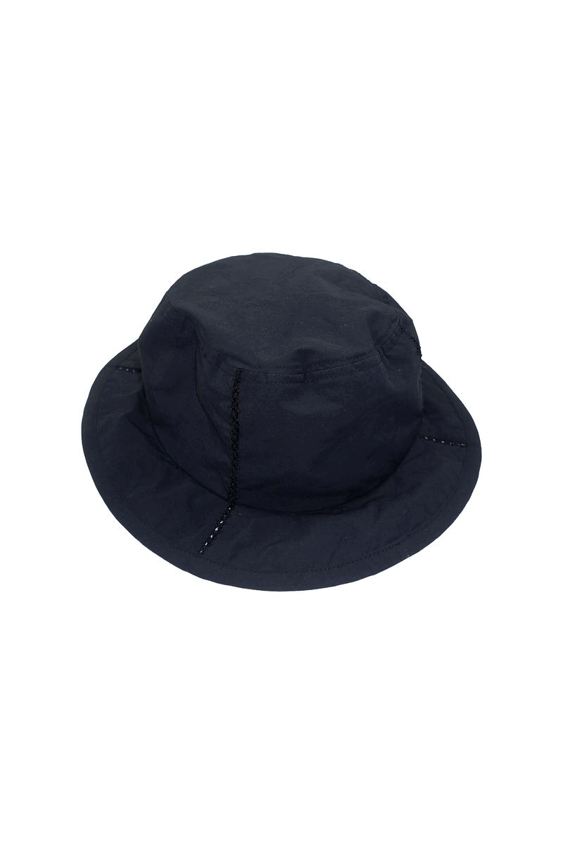 ISSEY MIYAKE MEN bucket hat black nylon gif 2.gif