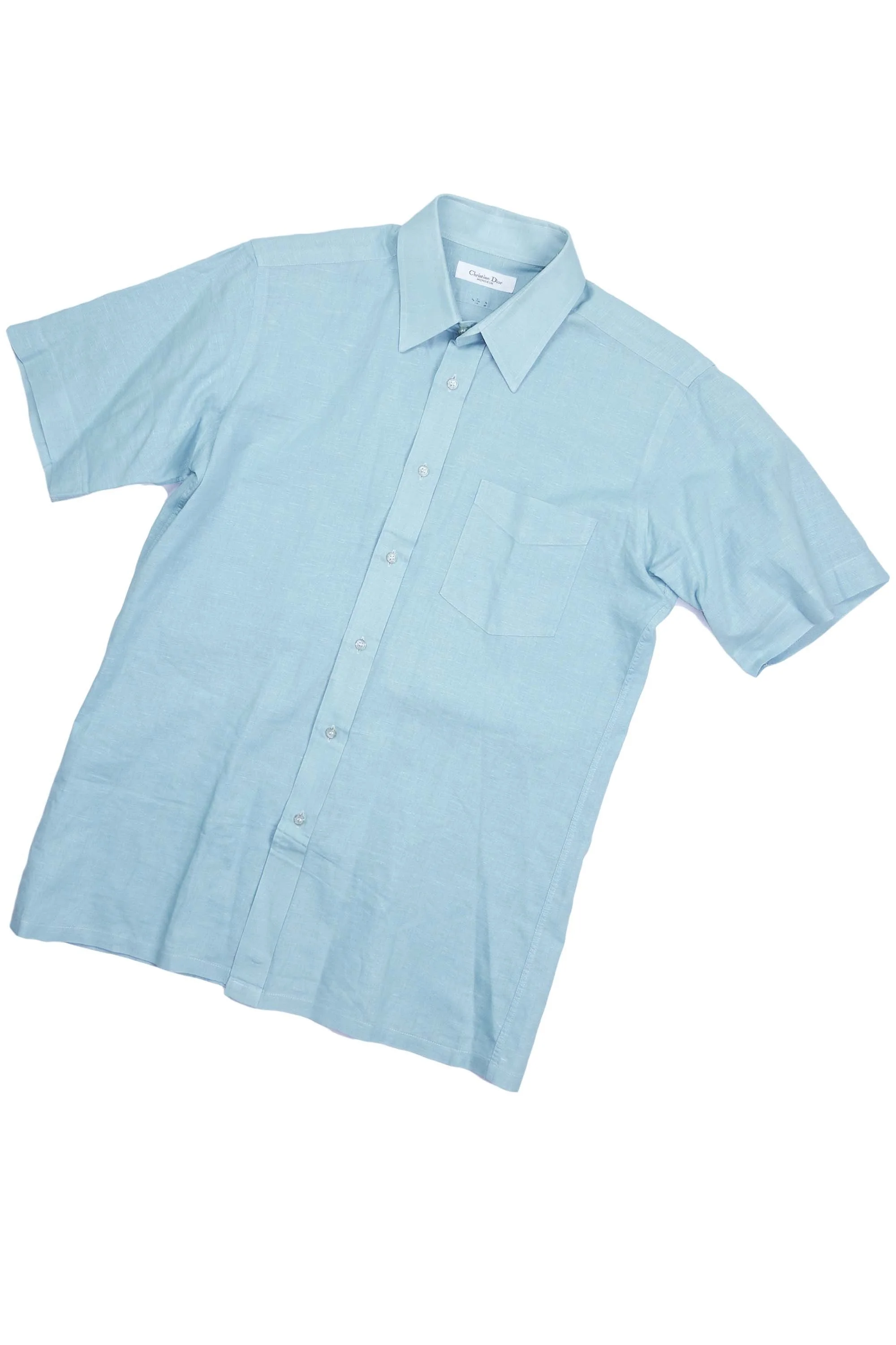 230302 CHRISTIAN DIOR shortsleeve shirt light blue 1576.jpg