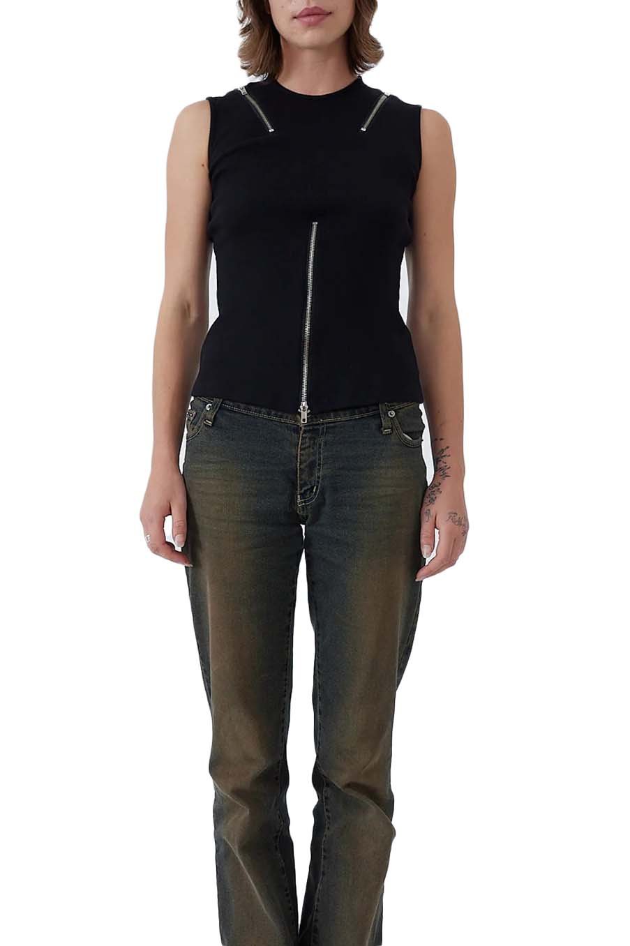 be right back unzip me top