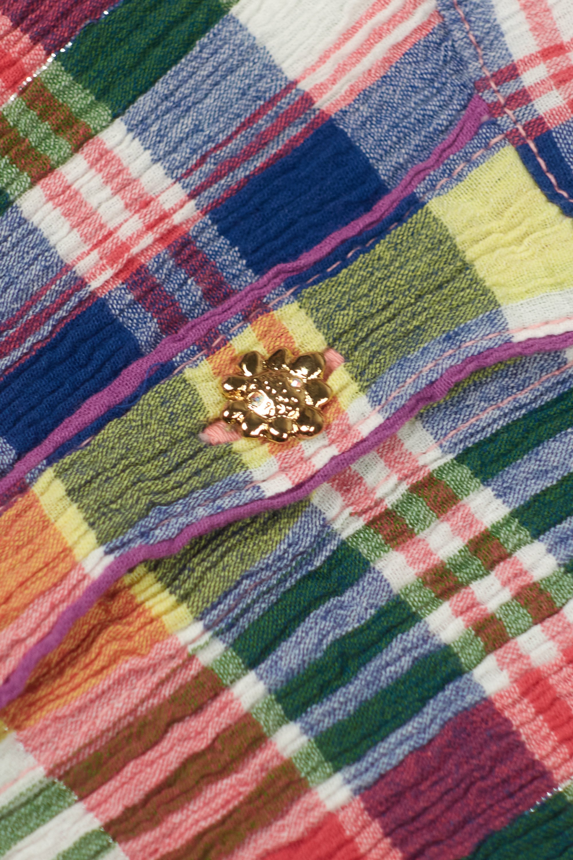 230515 2389 Tsumori Chisato crinkle multicoloured plaid top.jpg