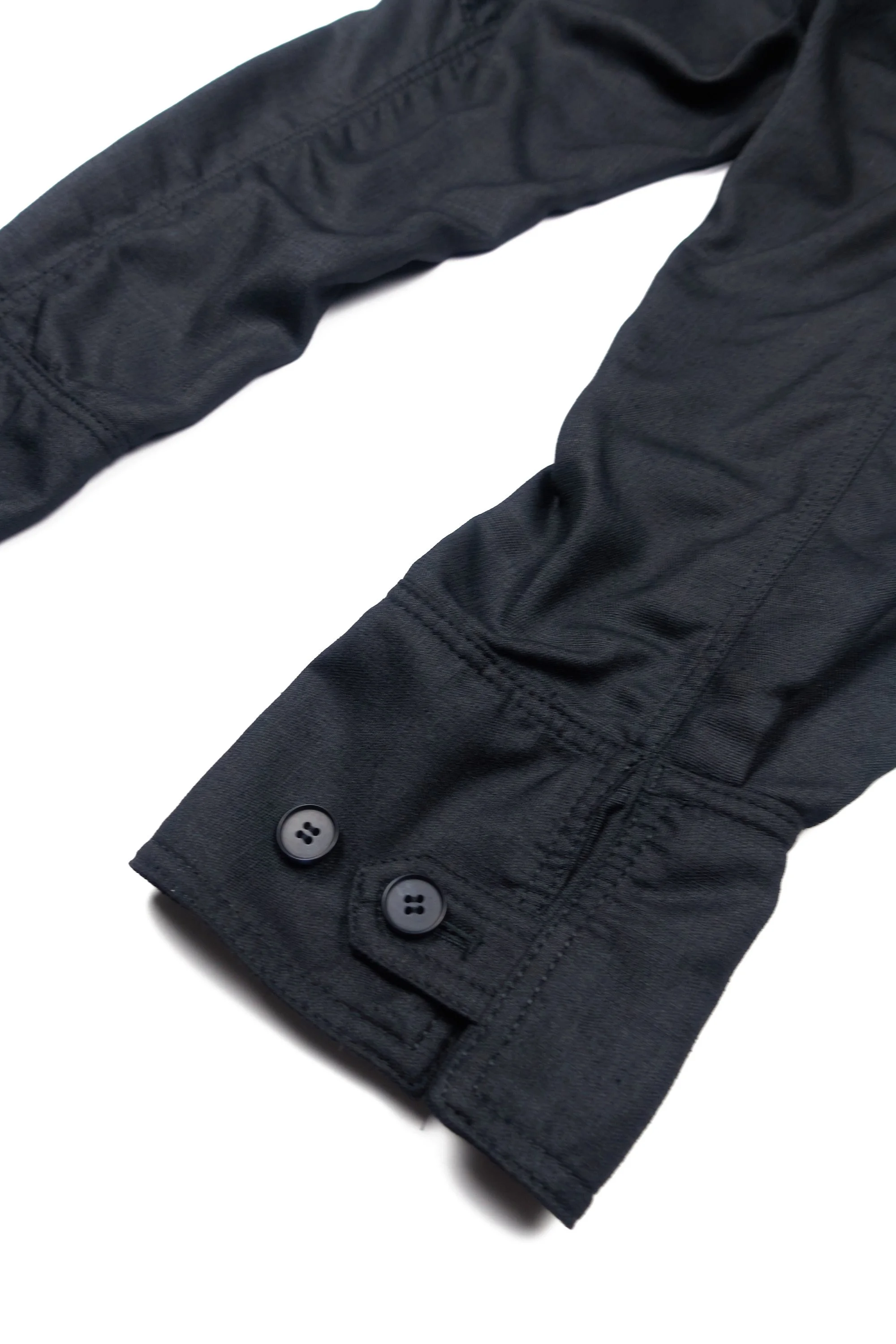 230608 Issey Miyake black shirt-cuff trousers wih large pockets.jpg