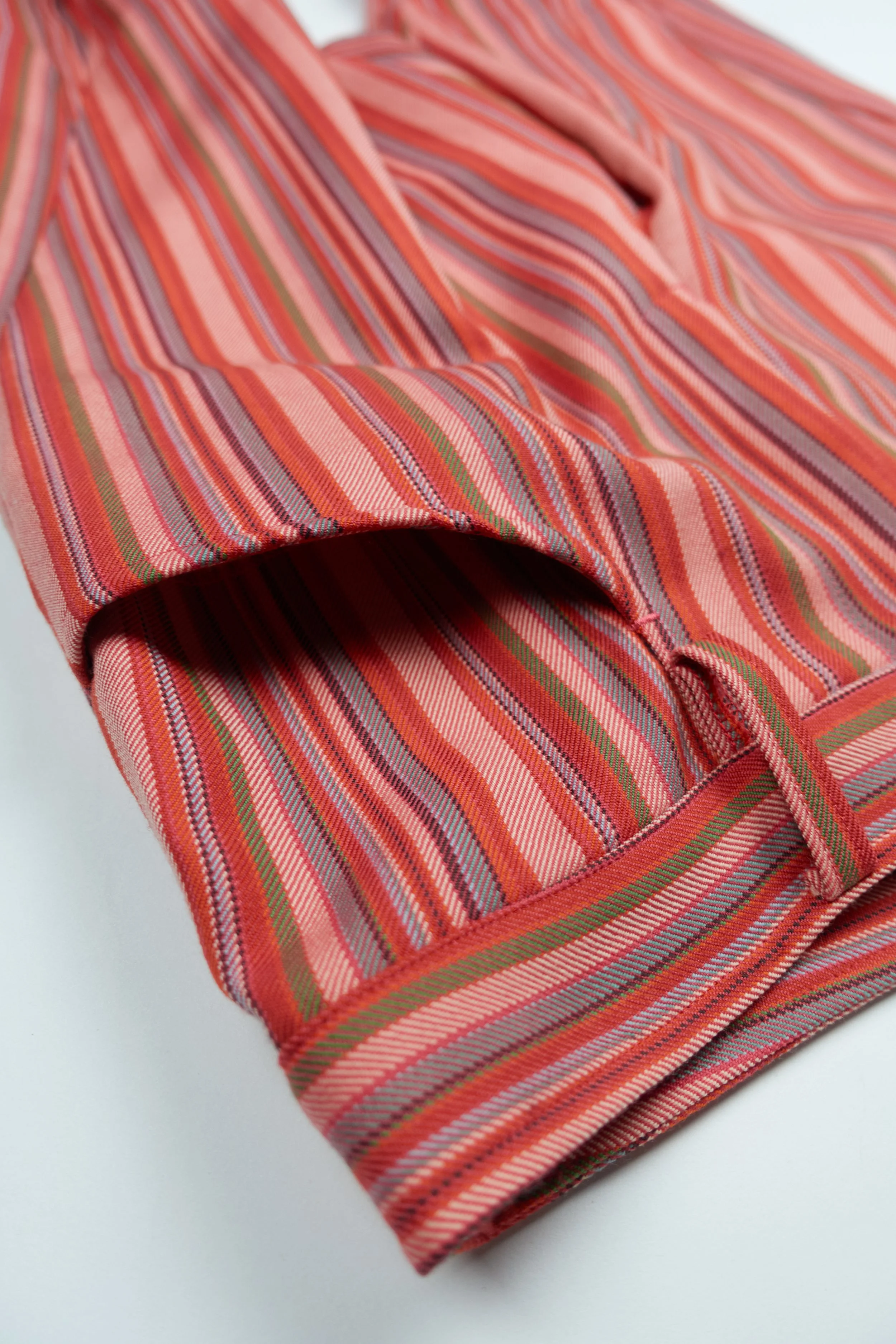 230727 Issey Miyake 2003 belted calf pants striped mutlicoloured 0213  .jpg