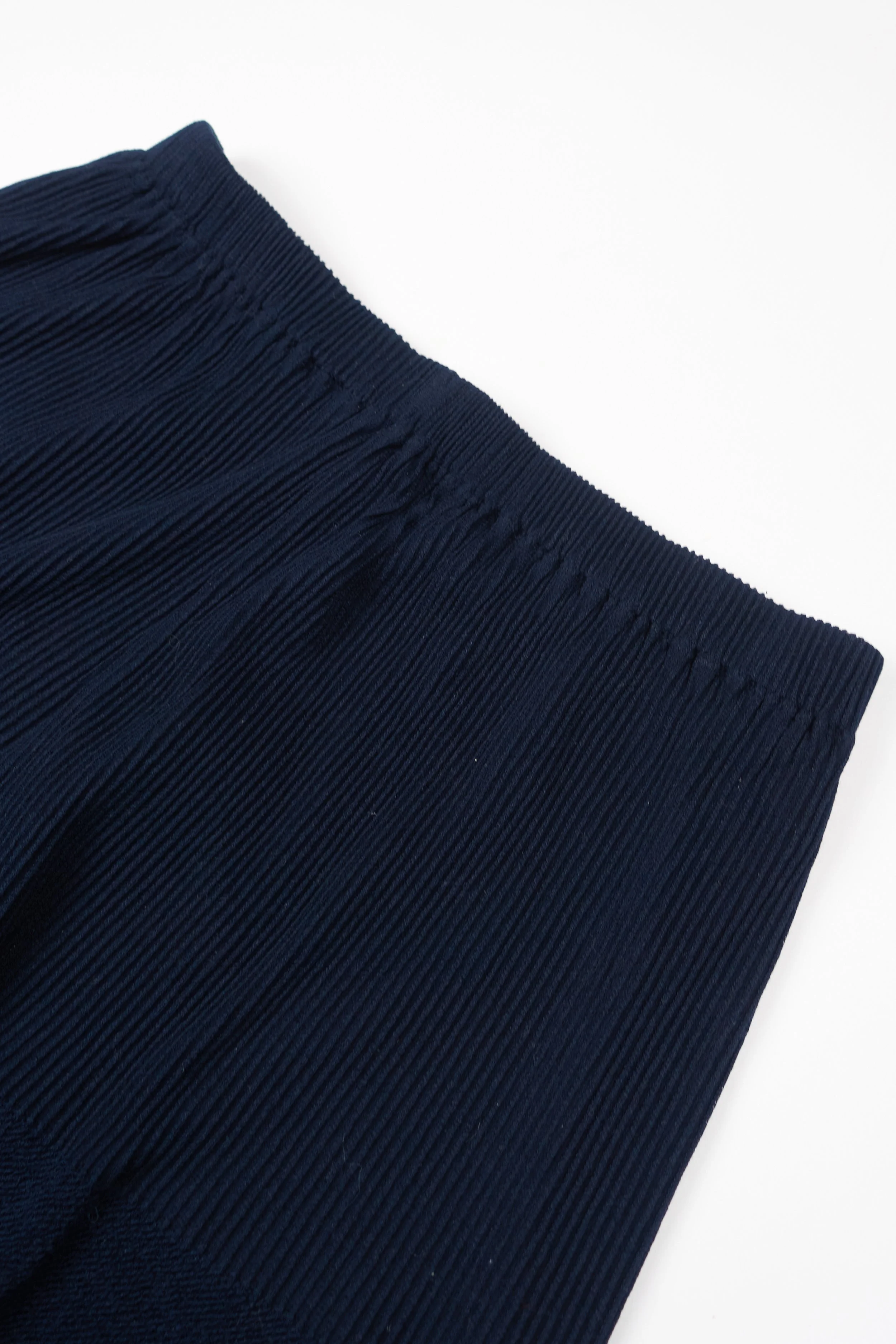 230727 Issey Miyake HAAT navy skirt knit tiered 0089.jpg