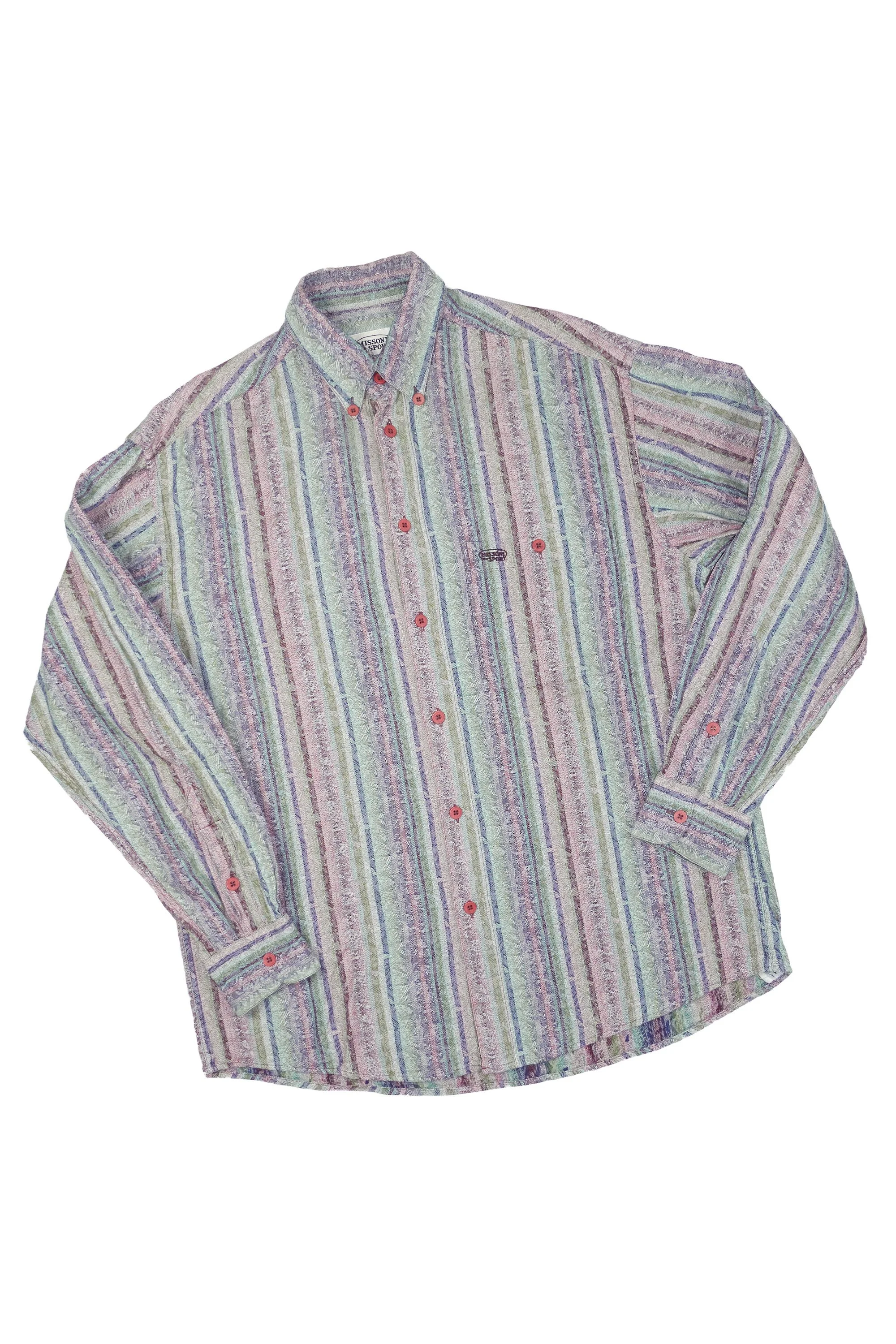 230727 Missoni Sport oversize shirt multi coloured stripe 0189_1.jpg