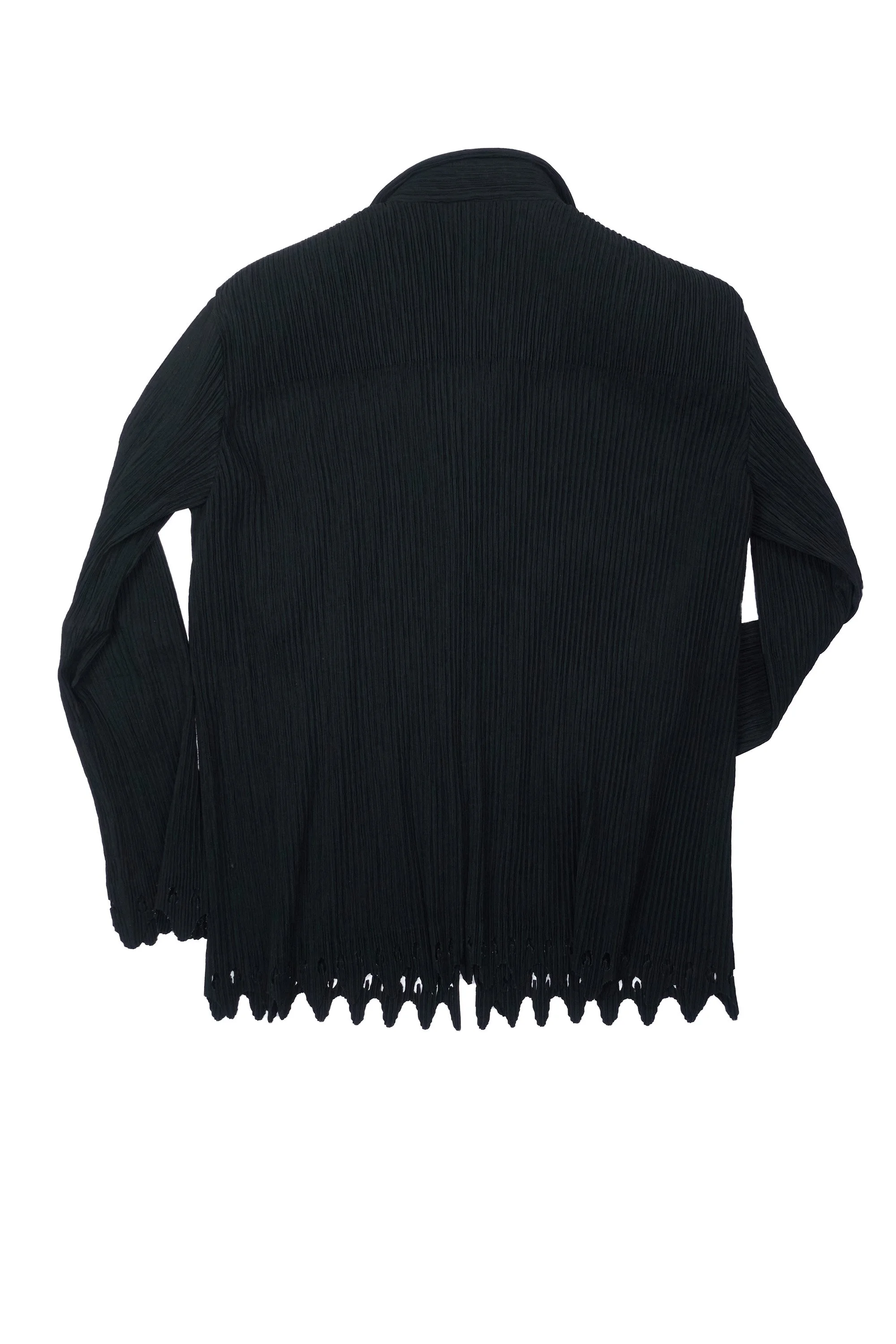 230727 Issey Miyake pleated blazer with cutouts black 0057.jpg