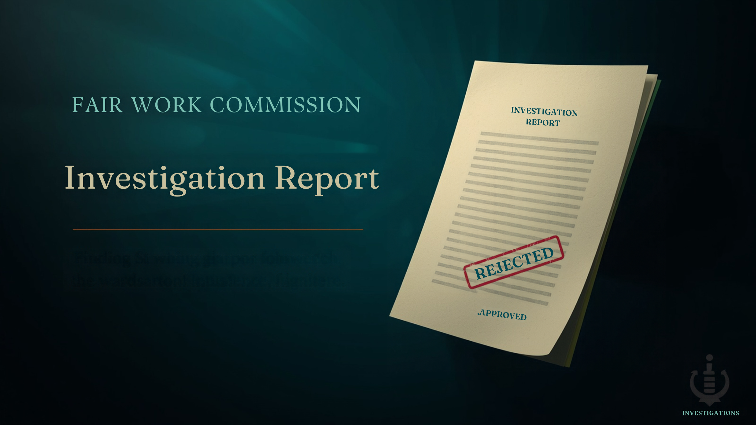 Investigation report with its no blame finding struck out and stamped reckless violation after the client airline objected
