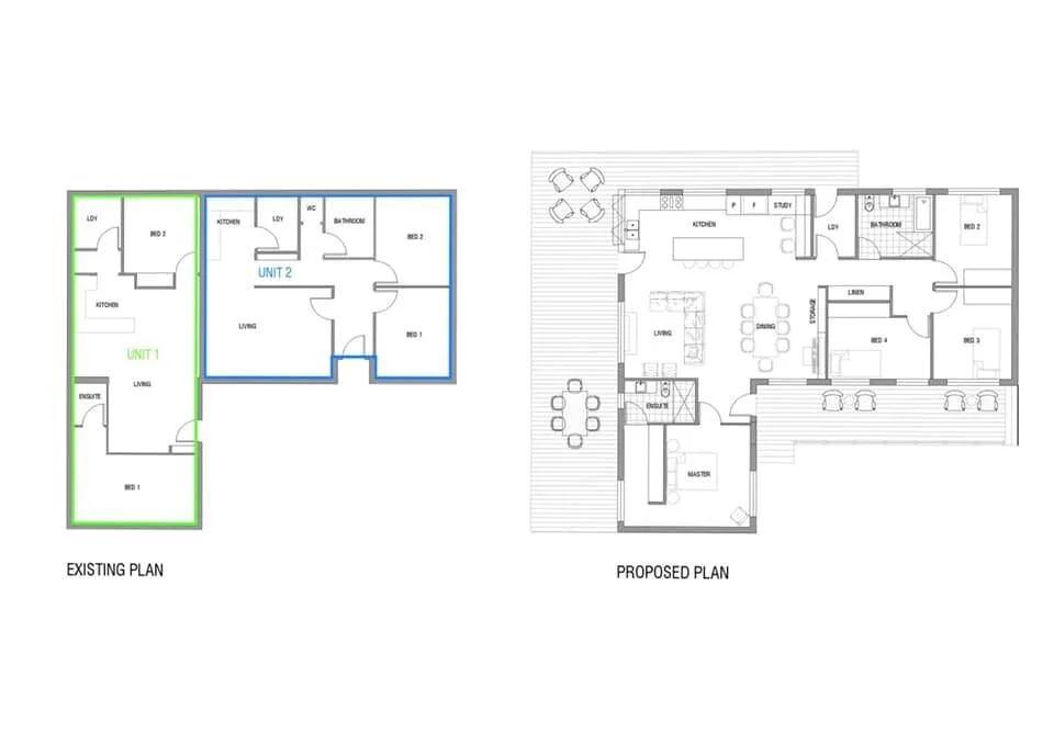 Multiple Occupancy Layout Layout: Dual Occupancy To Dream Family Home — Outline Interiors