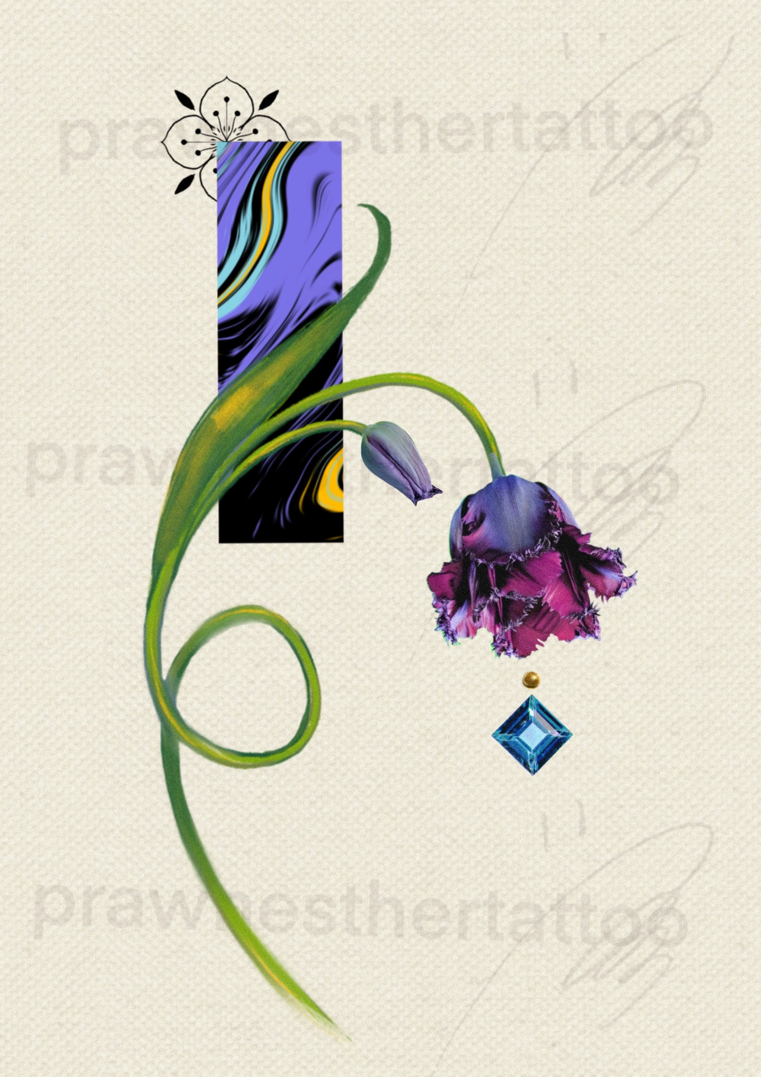 Cyber Flowers - Tulip & Gem