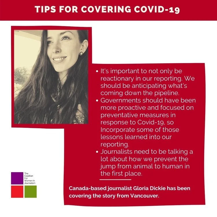 COVID-19 Canada: Gloria Dickie Talks About Her Experience Covering Covid-19