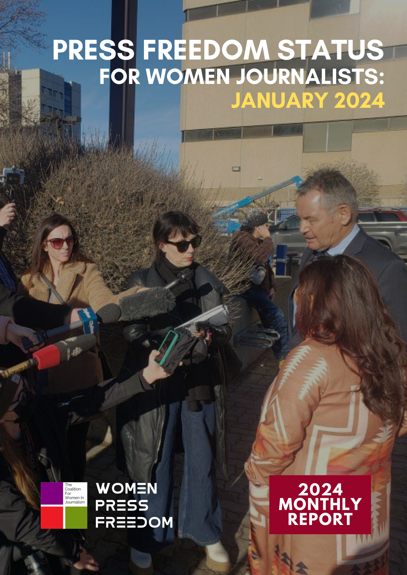 Press Freedom Status for Women Journalists: January 2024