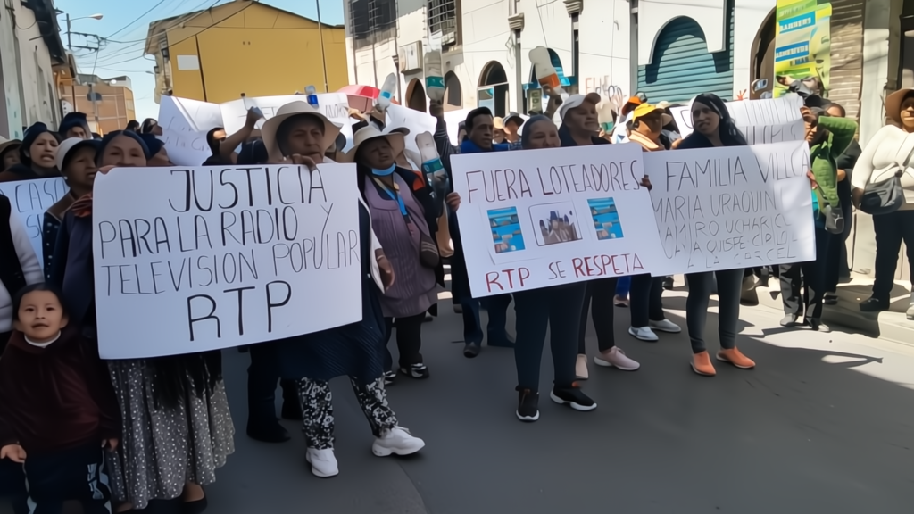 Bolivia: Squatters Take Over TV Transmission Plant and Threaten Jenny Ticona