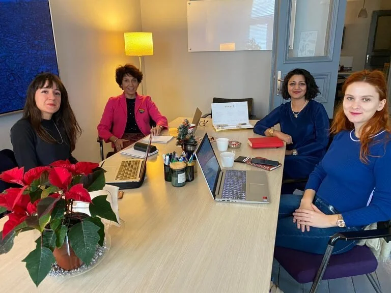 Director of CFWIJ Kiran Nazish and Turkey Coordinator Damla Tarhan met with The EKA Platform