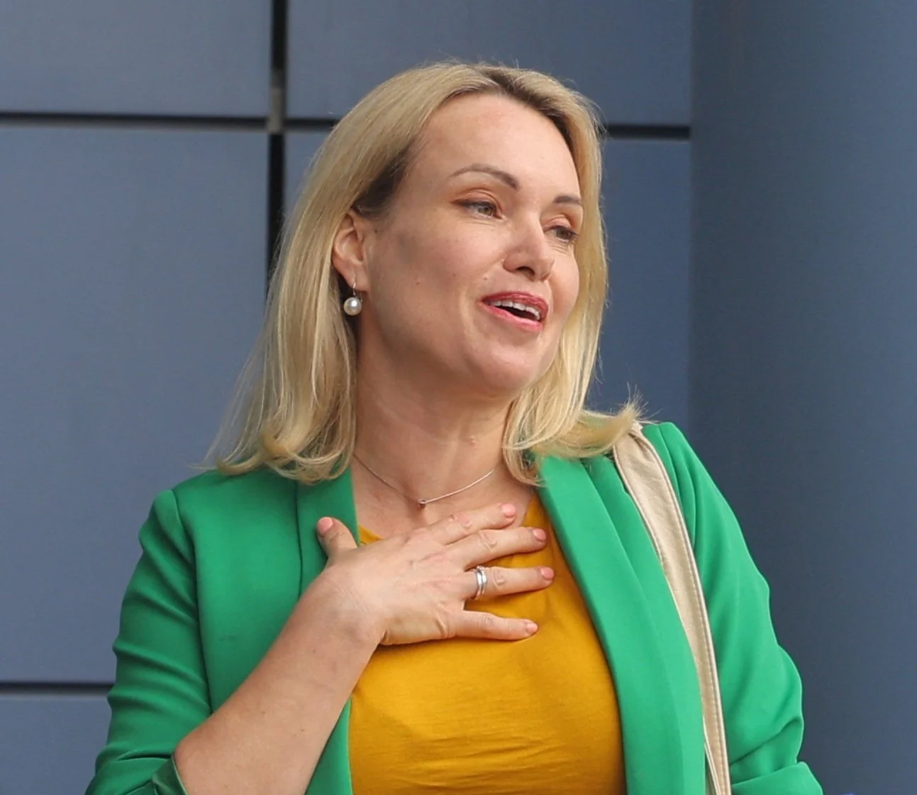 Russia: Journalist Marina Ovsyannikova Fined For Anti-War Protest On-Air After Brief Detention