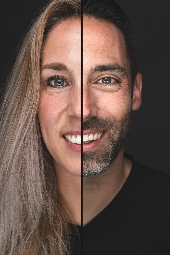 2-in-1 portret van broer en zus in Zoetermeer zuid-holland