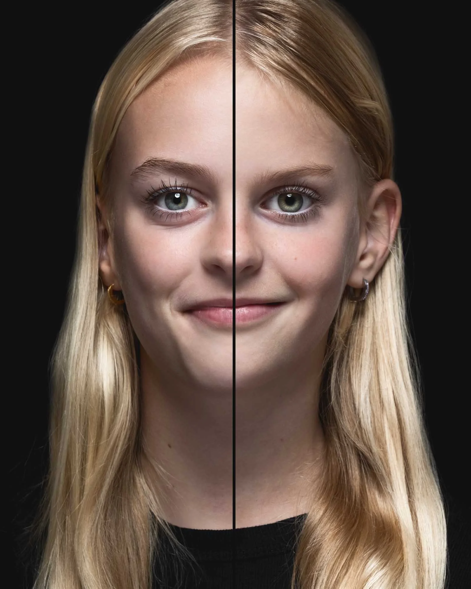 2-in-1 portret van ouders en kind, tijdloos en natuurlijk