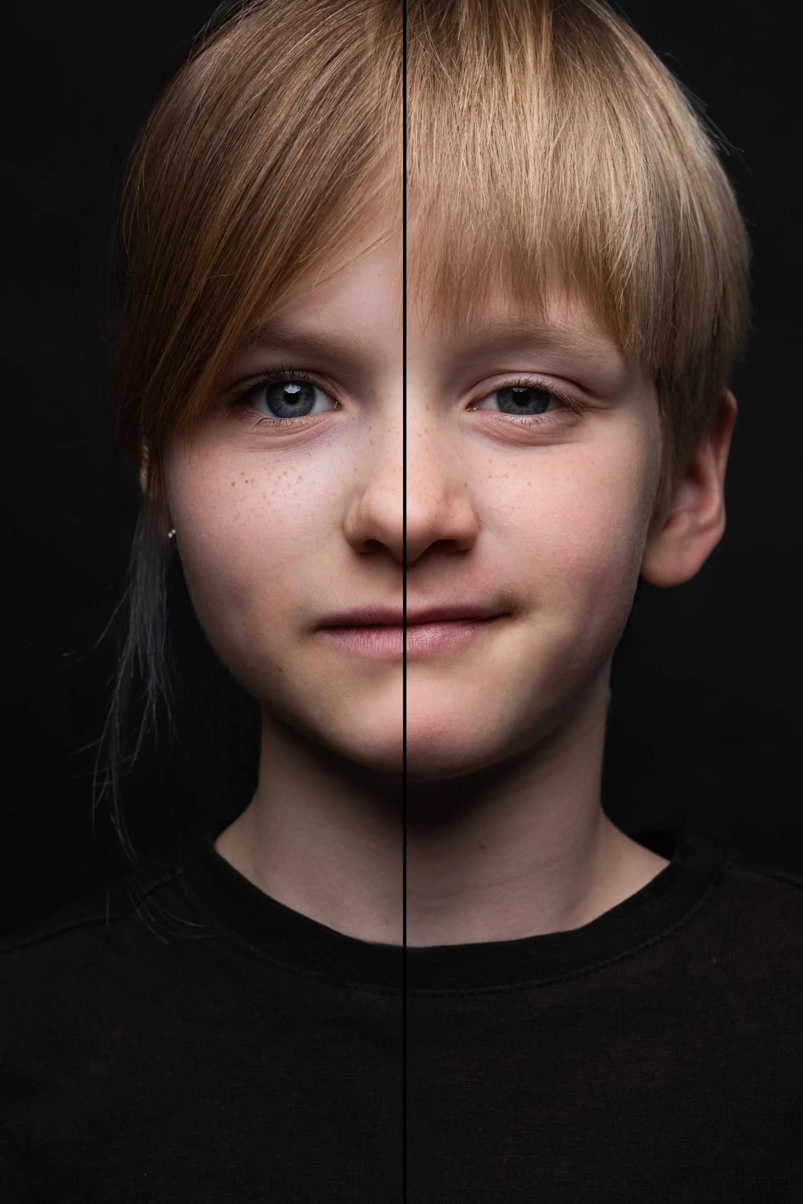 2 in 1 portret of duo portret