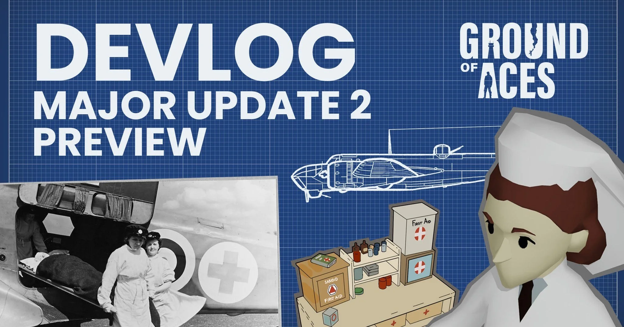 MAJOR UPDATE 2 Preview: Hospitals, health systems, and female crew members are coming to Ground of Aces soon! 🏥 What kind of stories do you hope to see emerge with these new systems?

Learn more in our devlog on our Steam page 👉 LINK IN BIO