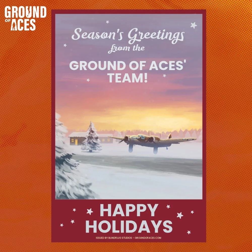 Happy holidays from the GROUND OF ACES team! Thank you for being part of our journey. &hearts;️ If Santa could bring one new feature to Ground of Aces, what would you wish for? Let us know in the comments!