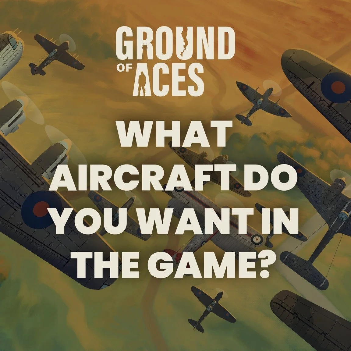 ✈️ What planes do YOU want to see in the game? We&rsquo;re planning ahead and want your input for RAF, Luftwaffe, and USAAF aircraft.

Drop your wishlist here (link in bio): https://airtable.com/appvUVR7eS3bq1S8f/shr465umRbjKzGInh

We can't guarantee