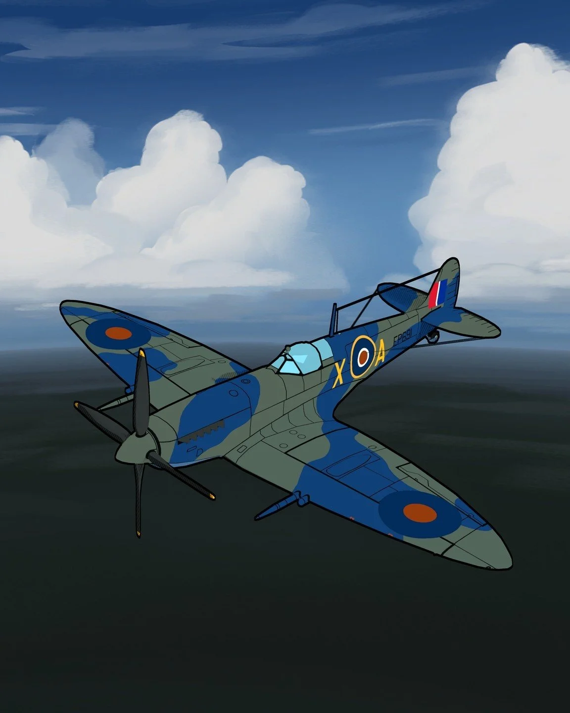 A new livery for the Supermarine Spitfire in GROUND OF ACES!

Download the free &ldquo;Wings of Valor&rdquo; DLC to unlock the new &ldquo;Malta&rdquo; skin, inspired by one of WWII&rsquo;s most legendary island air campaigns.

What aircraft livery de