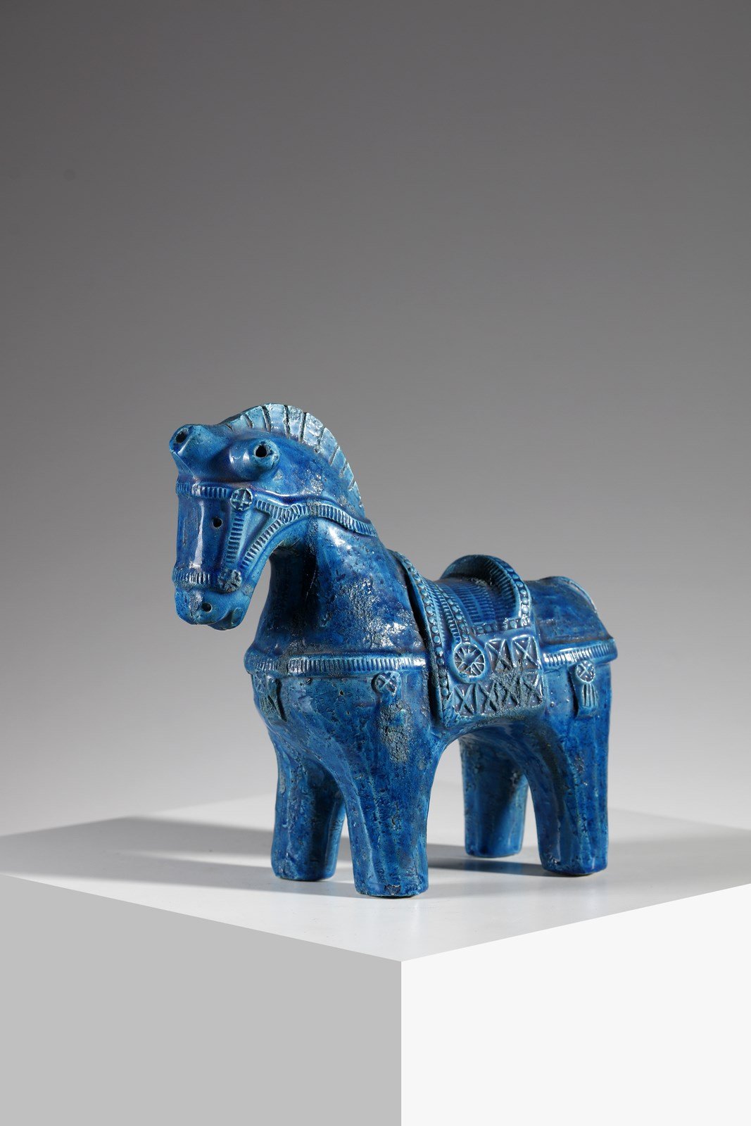 1960, Italy, Ceramic Horse, Bitossi, Aldo Londi 