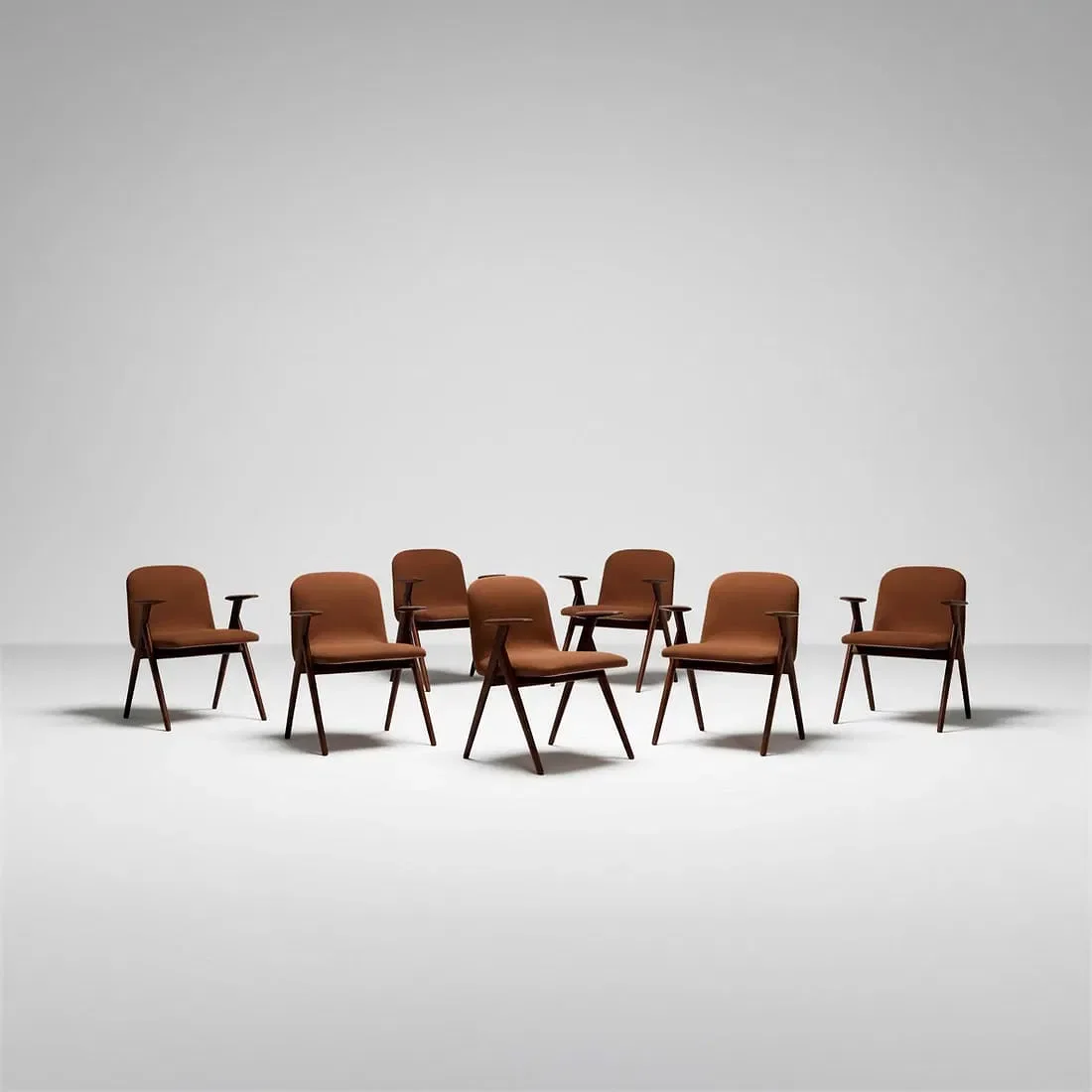 1960, Italy, 8 Dining Chair