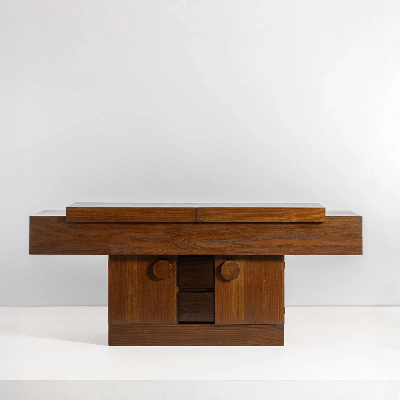 1960s, Italy, Large credenza, attirib. Giovanni Michelucci