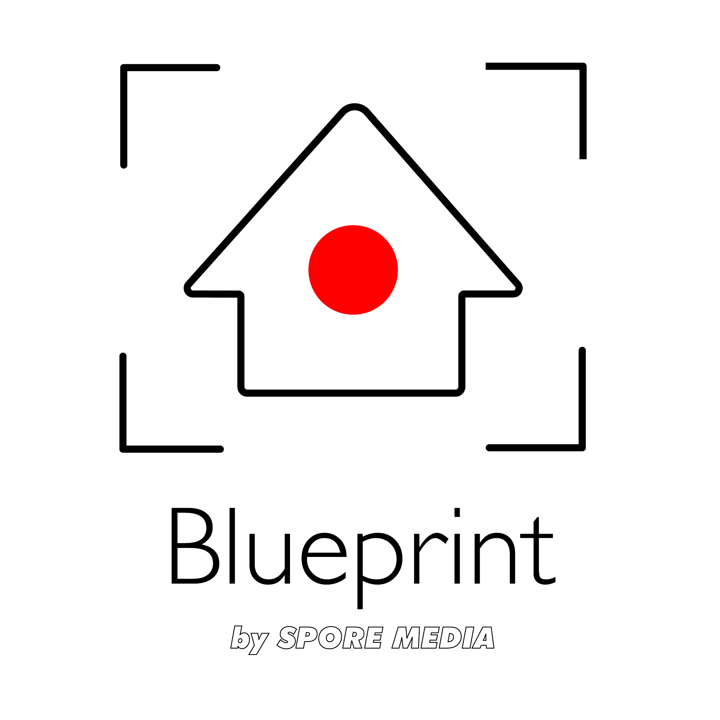 A digital graphic of a caution sign with a red circle in the center and a black triangle shaped arrow pointing upward, with the text 'by SPORE MEDIA' underneath.