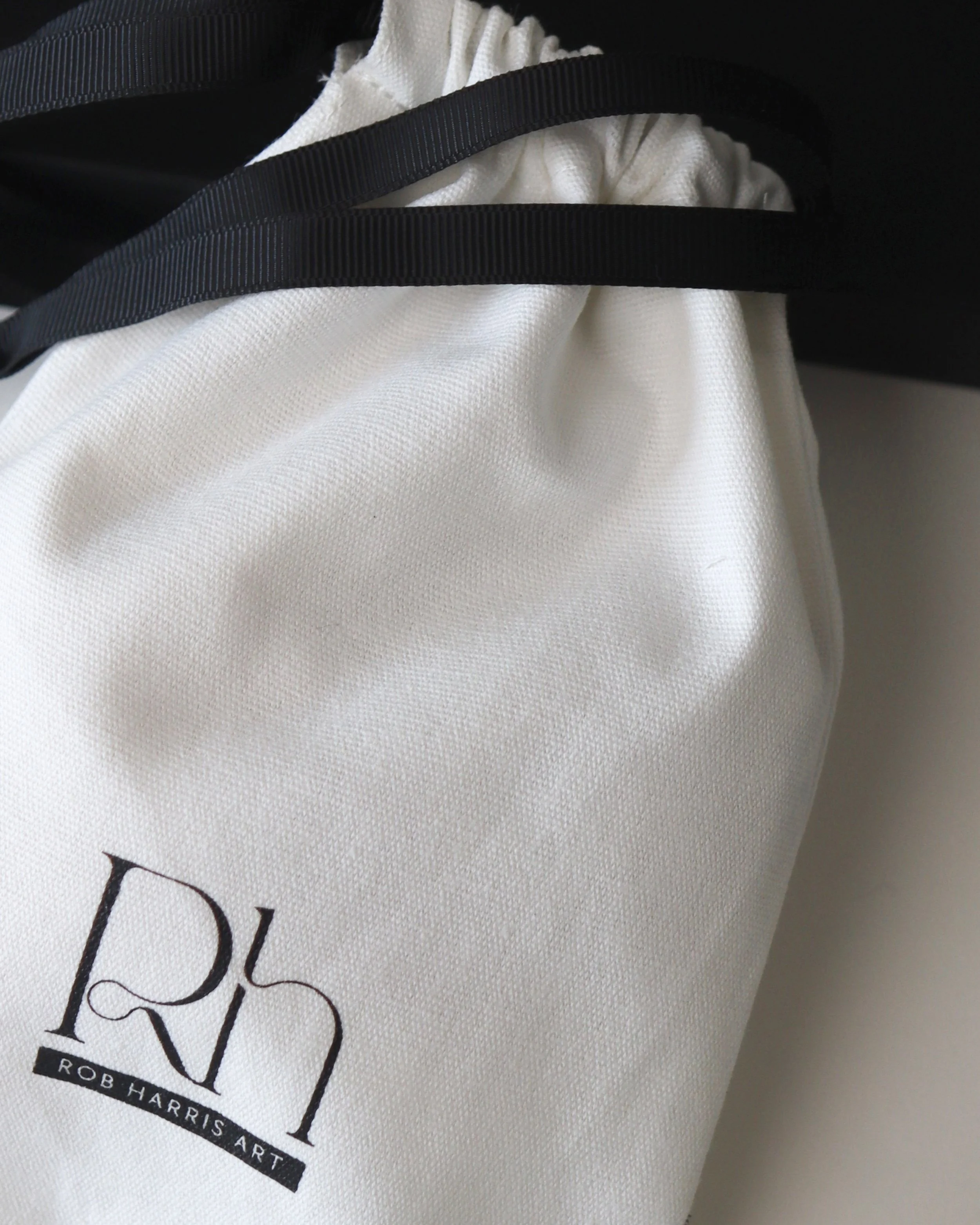 Rob Harris Art Collector pouch with white gloves