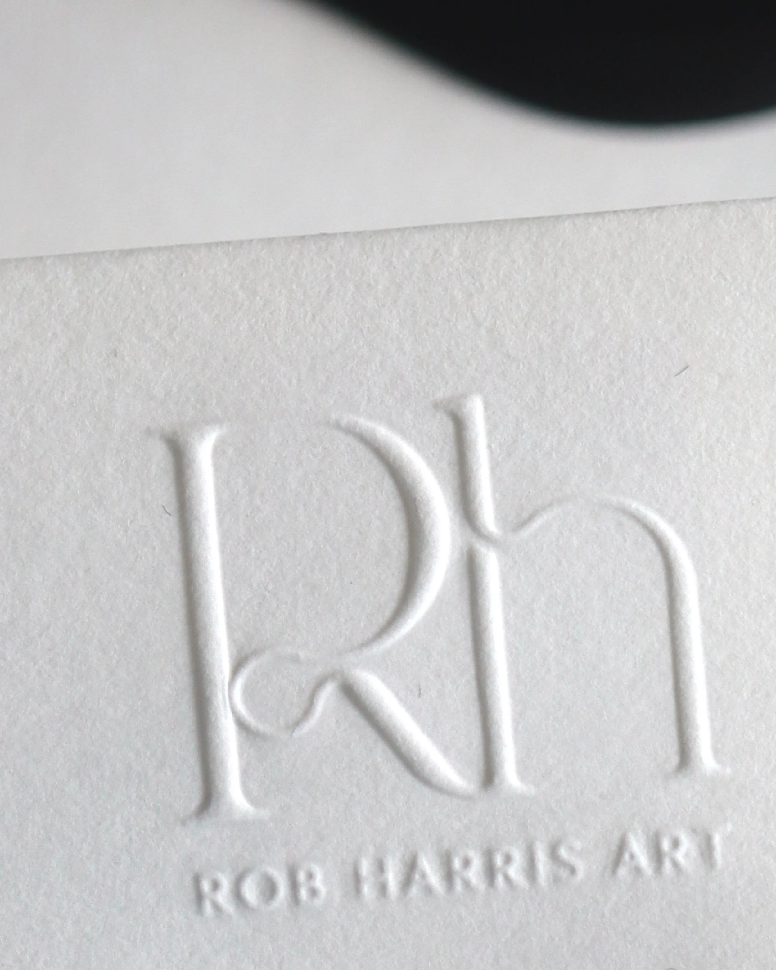 Emboss mark of Rob Harris Art