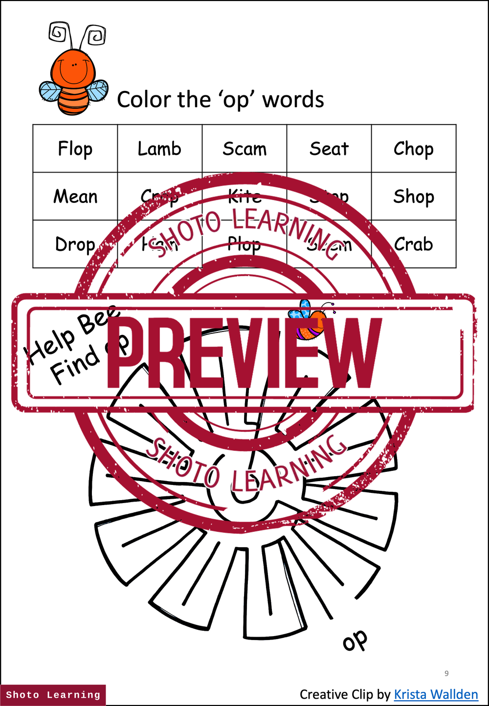 EN WORD FAMILY CVC BLEND WORKSHEET - SPEAKING READING & WRITING 3 ...