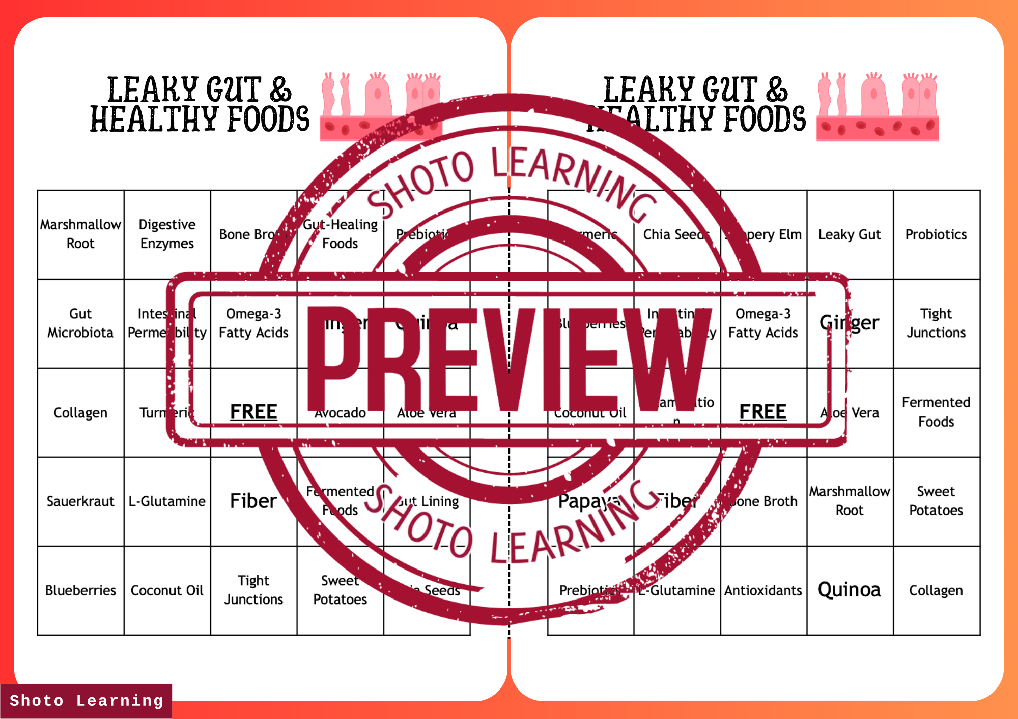 Leaky Gut & Healthy Foods Title.png — Shoto Learning | English | Math ...