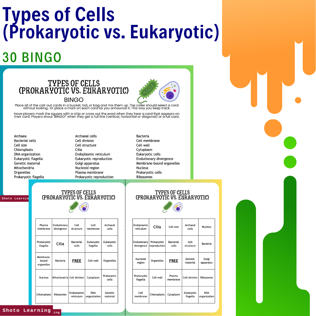 Grade 7 Science Worksheet – Prokaryotic vs Eukaryotic