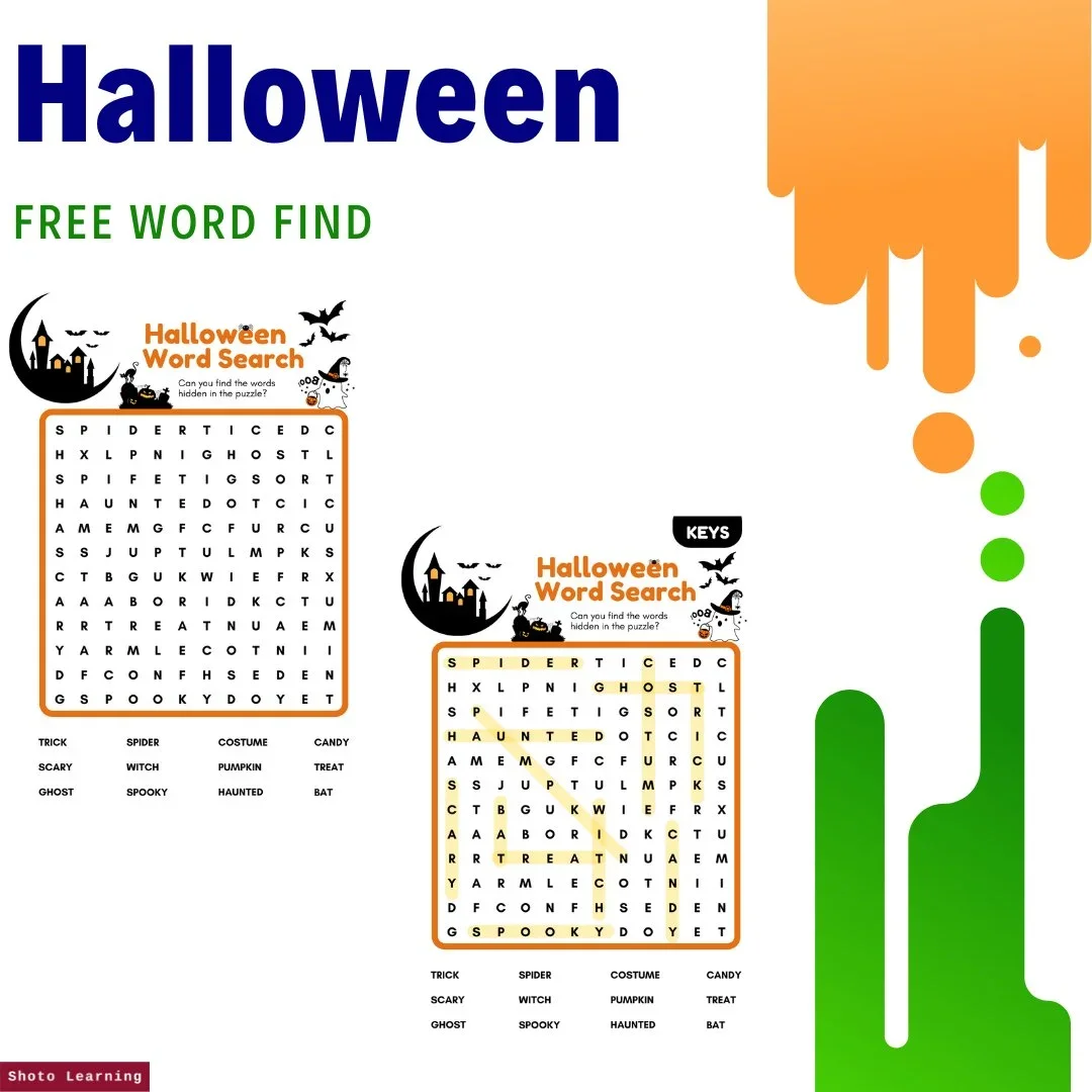 Trick-or-Treat Word Find: A Fun and Easy Way to Celebrate Halloween