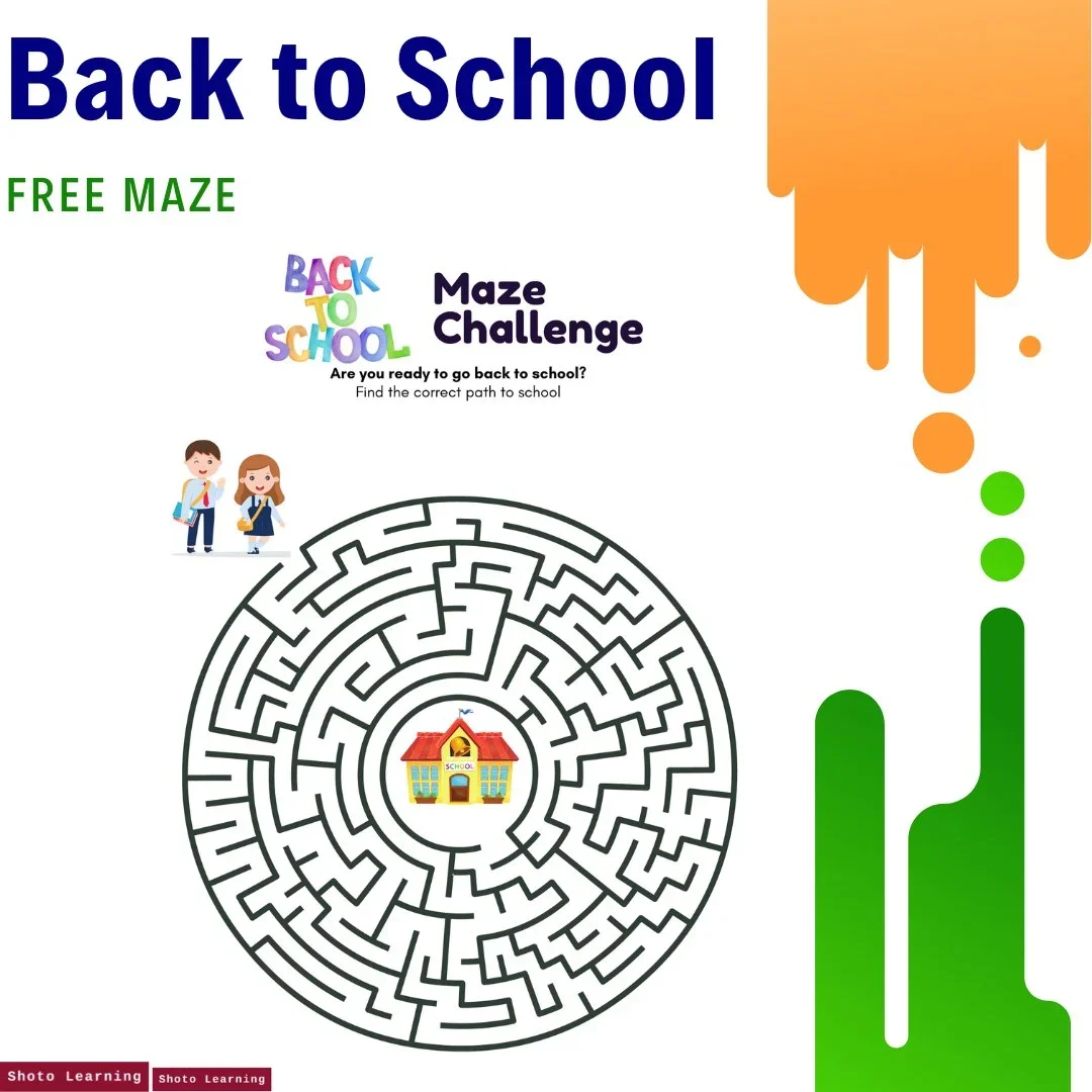 FREE Back to School Maze: Unleash Your Inner Adventurer!