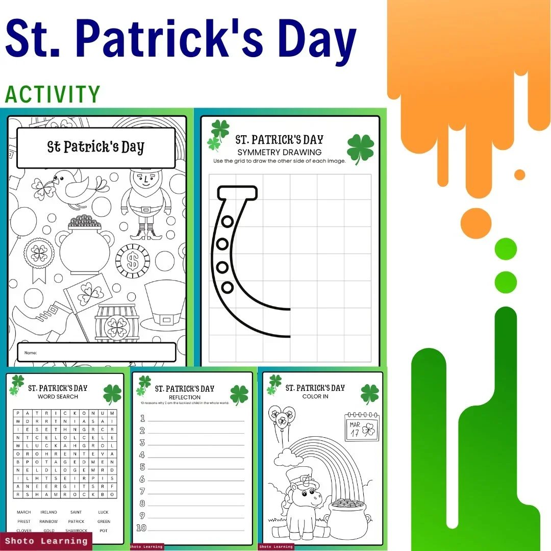 St. Patrick's Day Fun Pack: Activity Worksheets for Kids