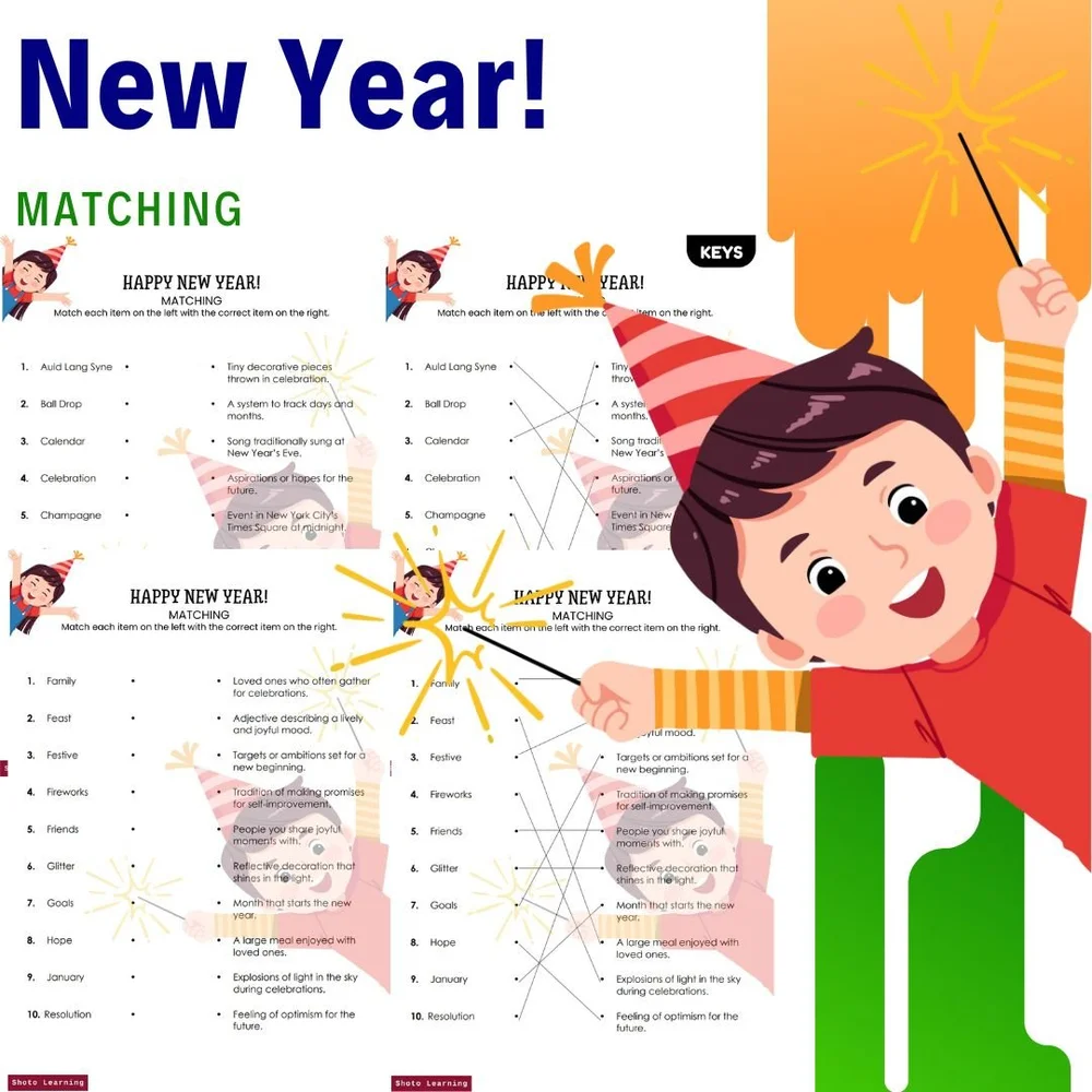 New Year PowerPoint & Speech Bundle for Classroom & Events