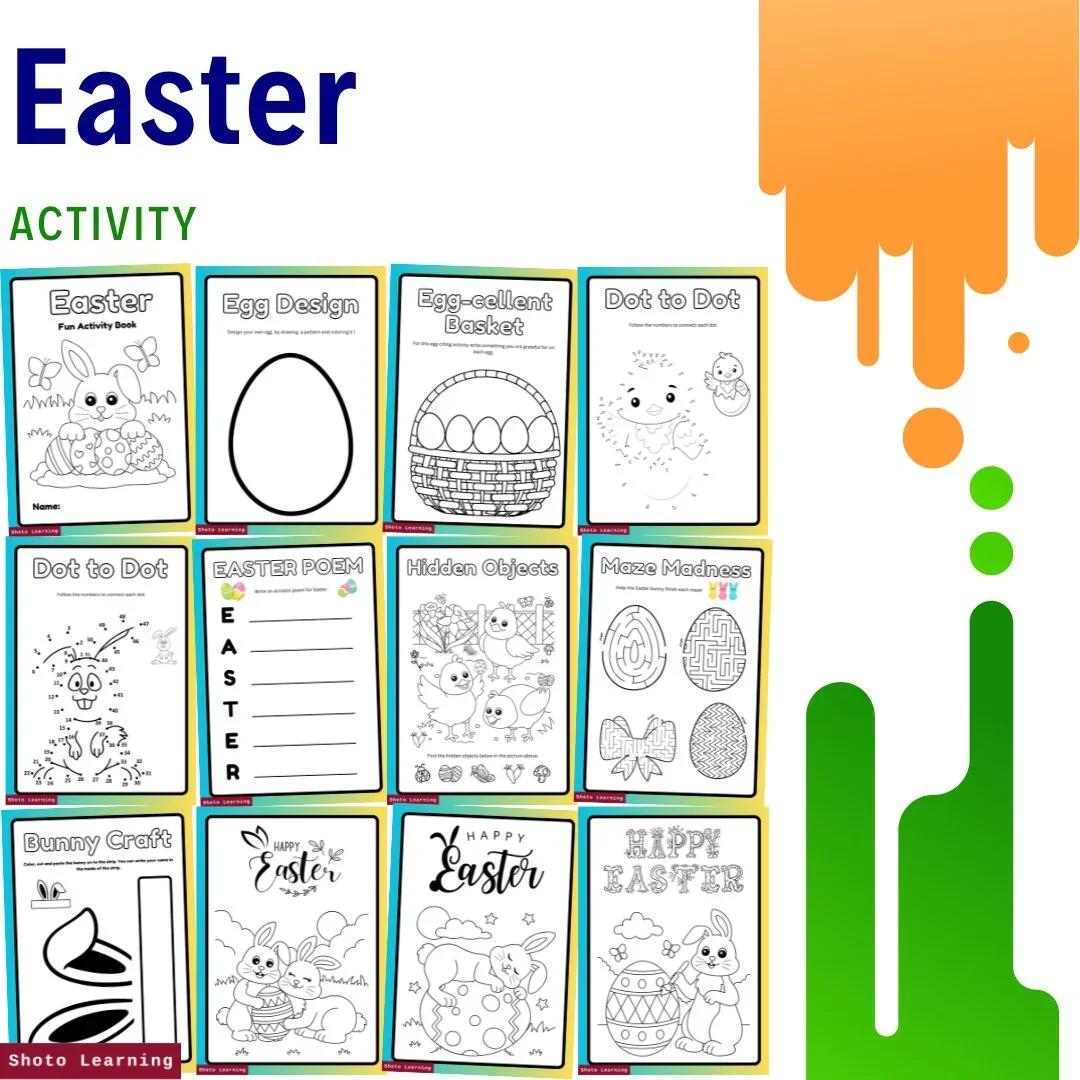 Easter Activity Extravaganza: Free 12-Page Activity Book!
