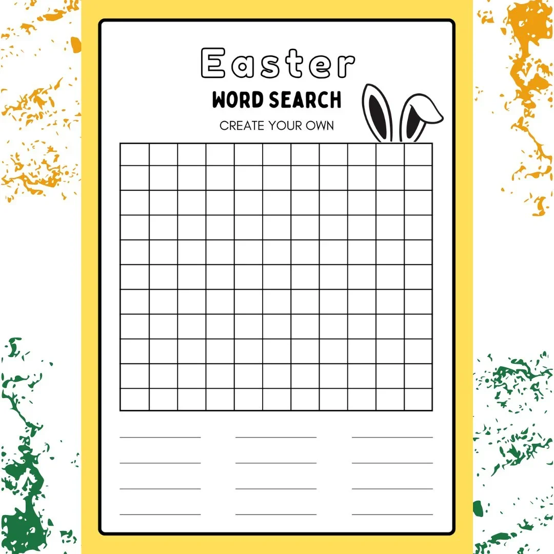Easter Word search worksheet 4.webp