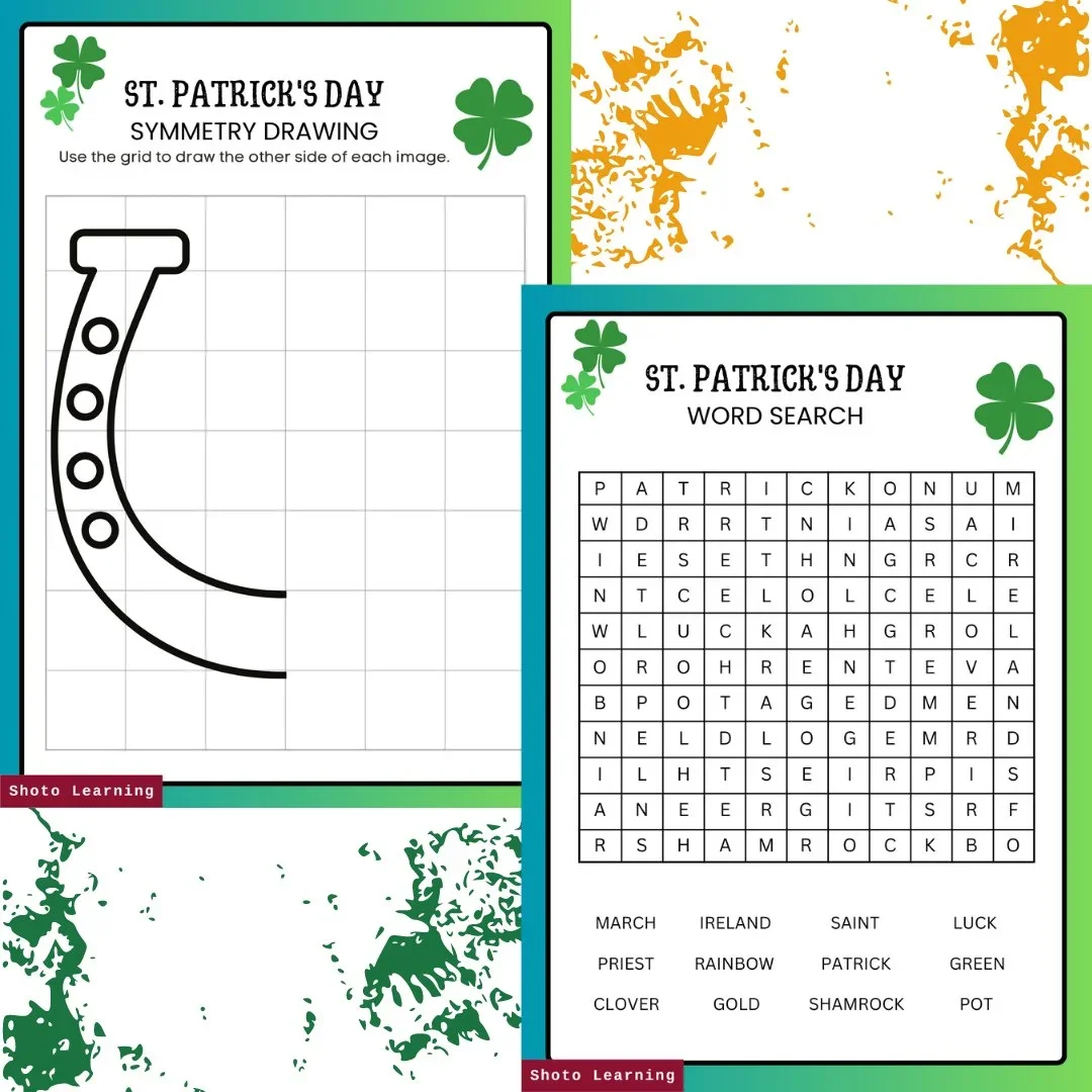 St. Patrick's Day Activity Worksheet 3.webp