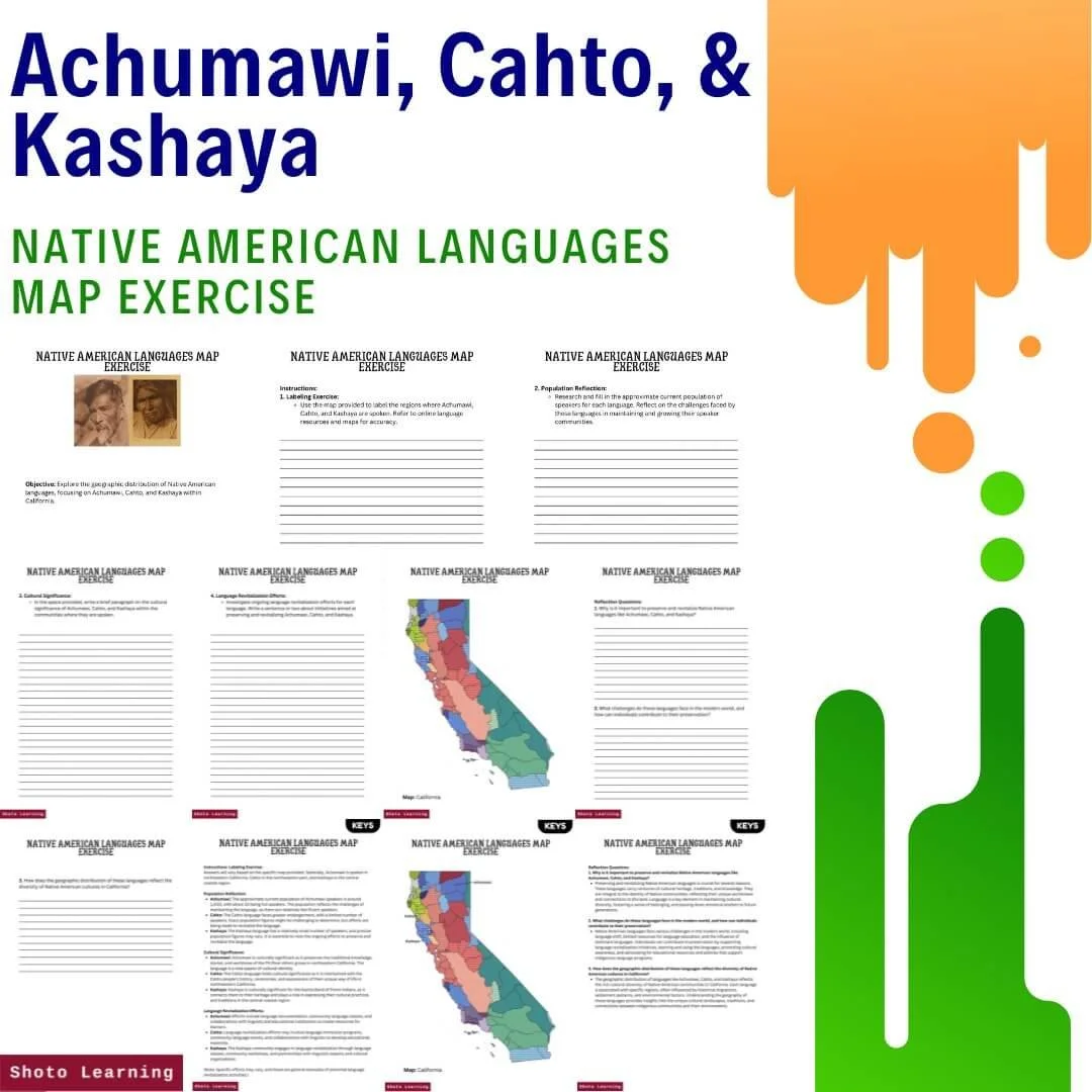 Mikasuki/Miccosukee Word Search: Vocabulary Worksheet