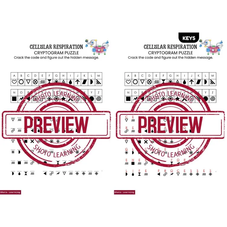 Cellular Respiration Posters Bundle - Visual Learning Tools