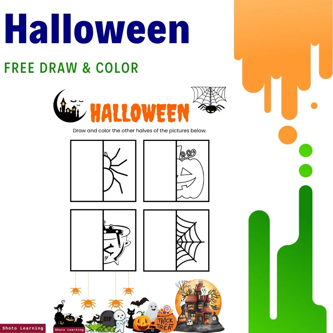 Halloween Draw and Trace: A Spooky Way to Get Creative