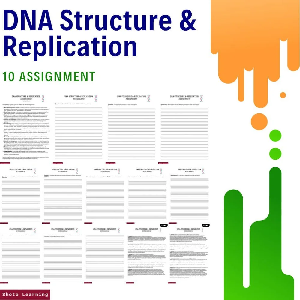 DNA Structure Worksheet Engaging Exercises with Answers