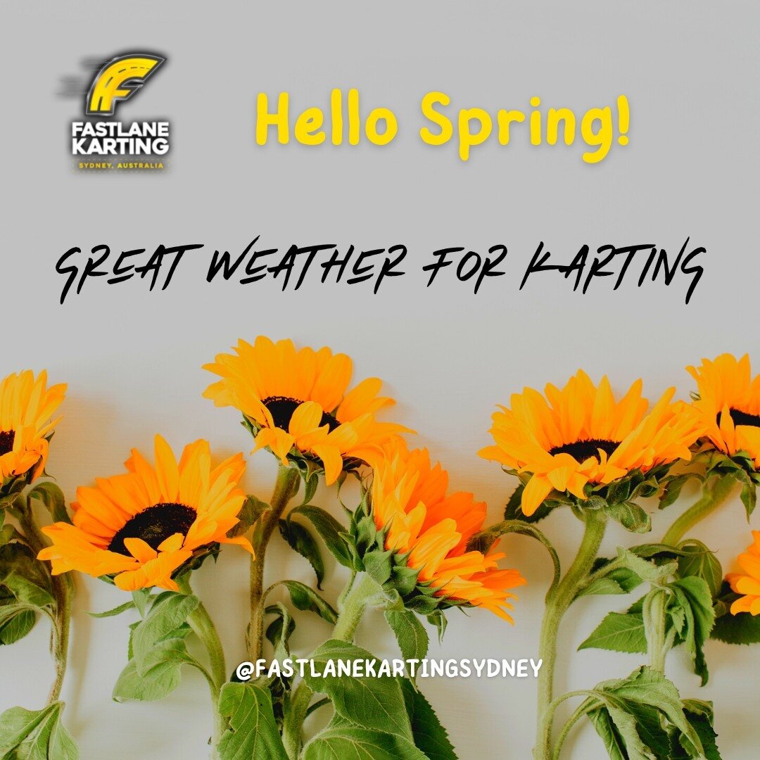 SPRING into Fastlane!!

Great weather for outdoor karting ... don't you think?

#fastlanekarting #fastlanesydney #fastlanekartingsydney #seeyouinthefastlane
#areyoufastenough #lifeinthefastlane #springtime