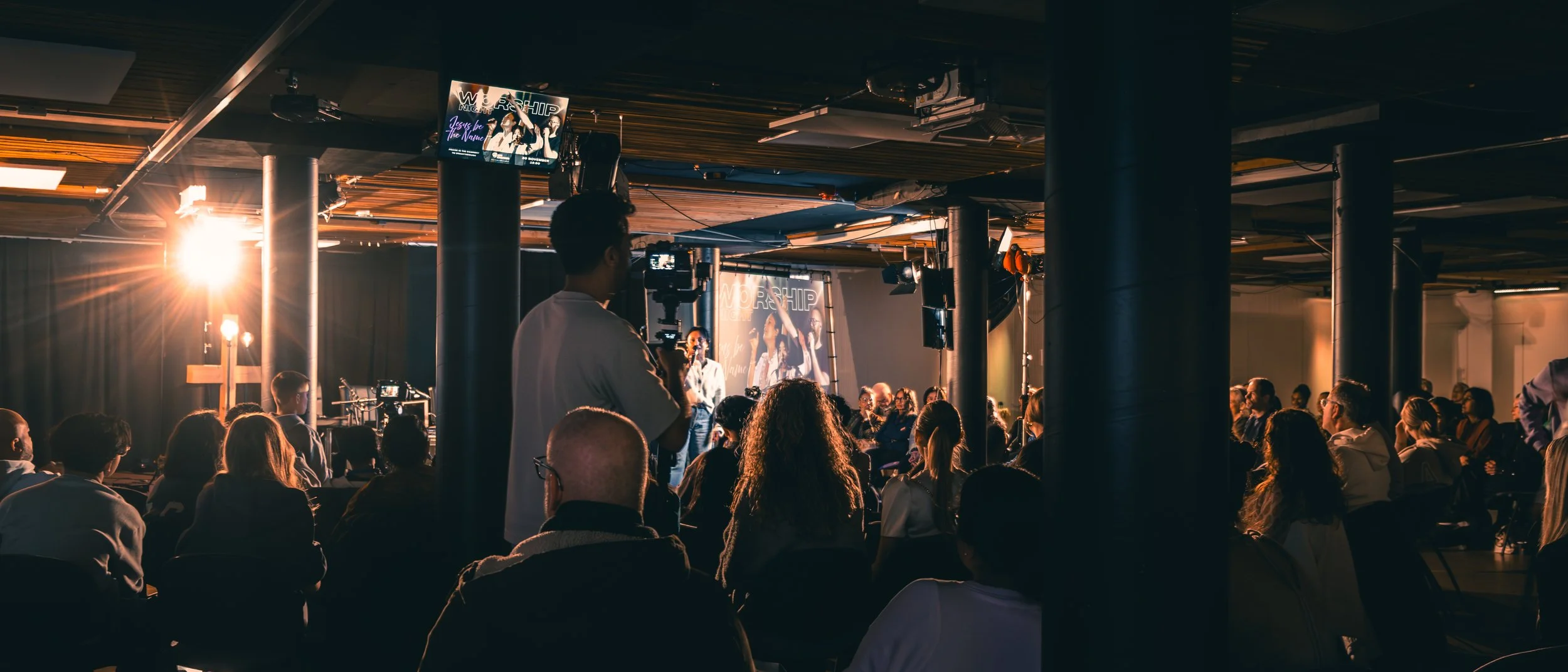 9 camera 3 hour live performance recording with volunteers