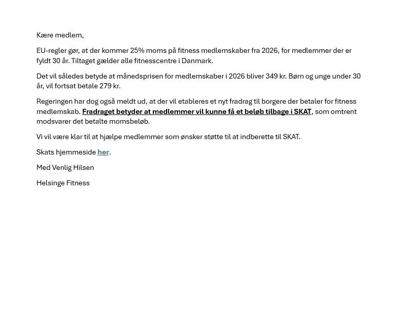 Prisændring 2026