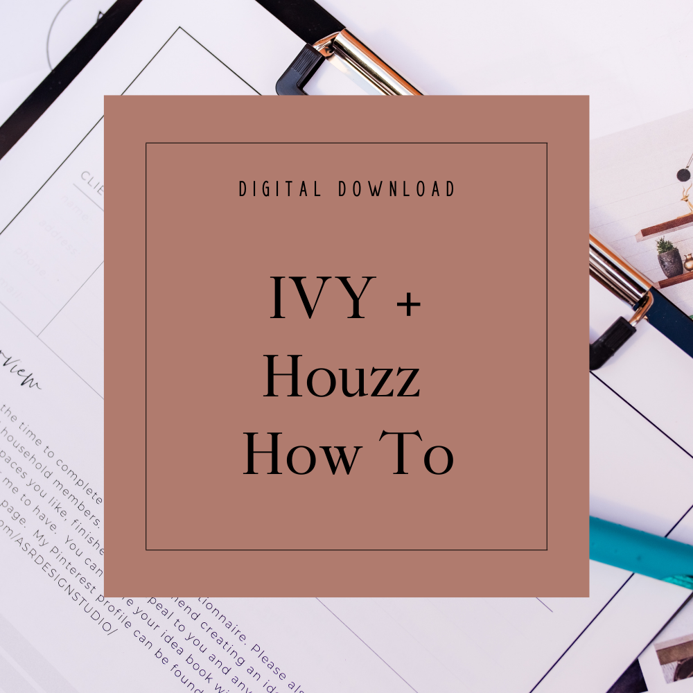 IVY + Houzz How To