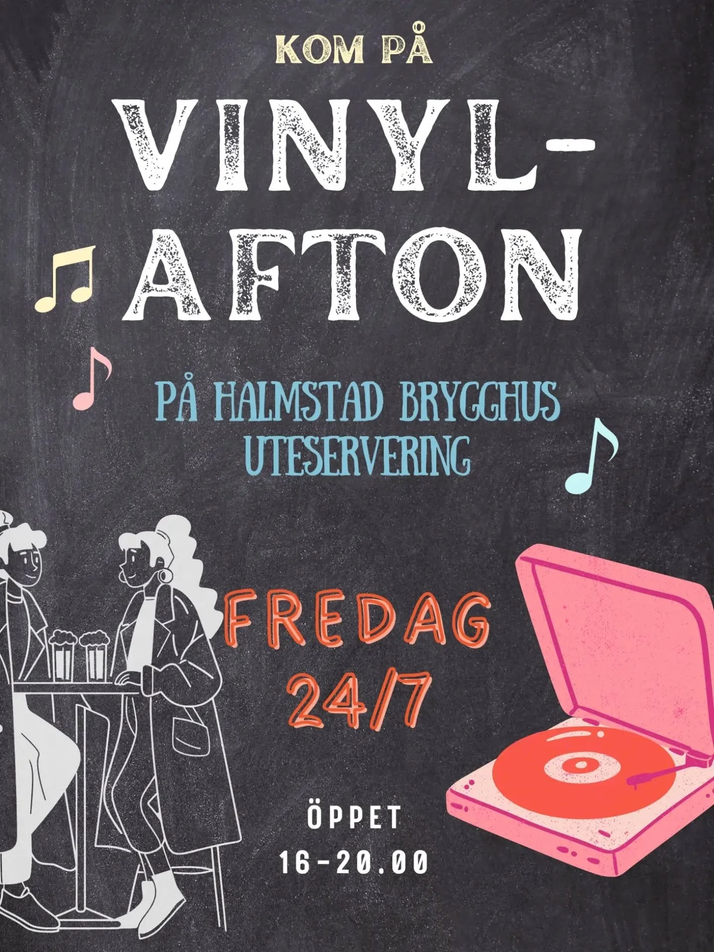 Vi har kopplat in skivspelaren!

P&aring; fredag provar vi att k&ouml;ra en vinylafton. Detta inneb&auml;r att ni, v&aring;ra k&auml;ra g&auml;ster, f&ouml;r en g&aring;ngs skull har chansen att styra vad vi spelar i h&ouml;gtalarna! Ta med din favor