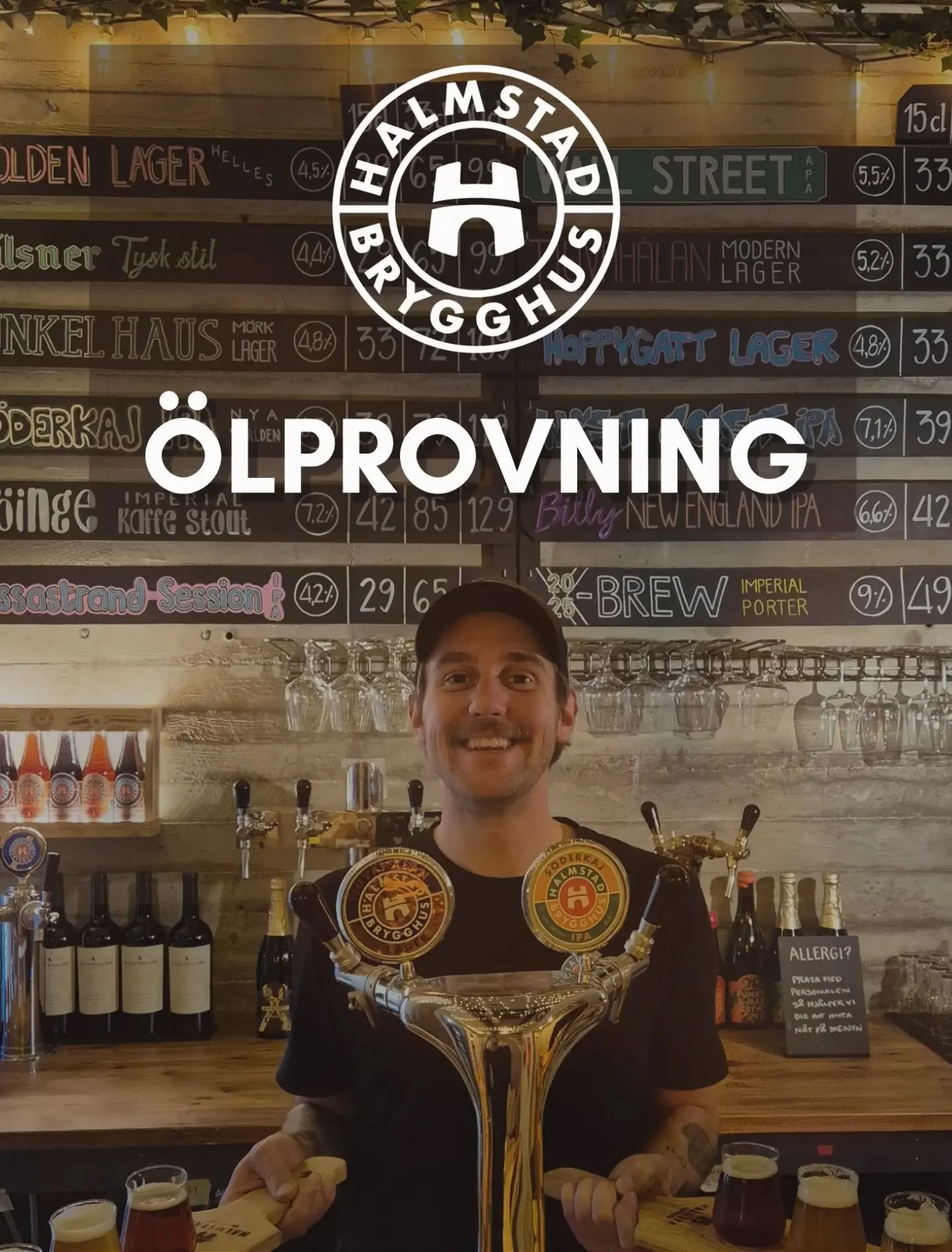 🍺Datum f&ouml;r kommande &ouml;lprovningar:

29/10
16/11

S&aring;h&auml;r g&aring;r det till👇🏼

Efter v&auml;lkomst&ouml;len f&aring;r ni en kortare provning med introduktion av 4 olika &ouml;l. Vilka &ouml;l det &auml;r p&aring; brickan varierar